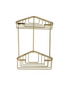 סבוניה רשת פינתית כפולה סימונס 22x22 זהב מט - TEVEL