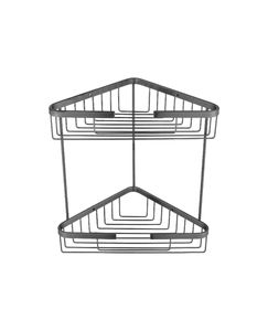 סבוניה רשת פינתית כפולה סימונס 22x22 בלאק מטאל - TEVEL