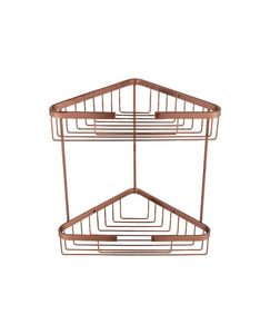 סבוניה רשת פינתית כפולה סימונס 22x22 רוז גולד - TEVEL