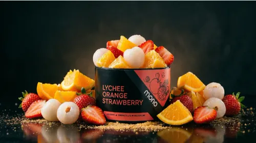 MONO 07 LYCHEE ORANGE STRAWBERRY - מונו ליצ'י תפוז תות