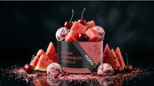 MONO 24 CHERRY WATERMELON POPSICLE - מונו ארטיק אבטיח דובדבן