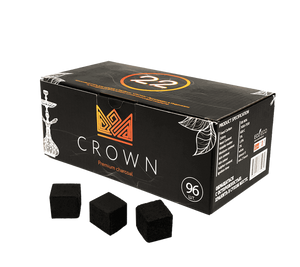 פחם קוקוס קראון 22.22.22 CRWON – קרטון 20 ק"ג