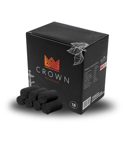 פחם קוקוס קראון אצבעות CROWN - קרטון 20 ק