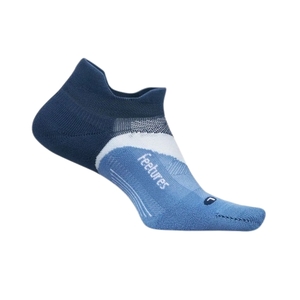 Feetures Light Cushion No Show Tab Blue Wave L גרבי ריצה