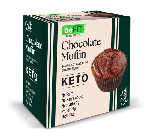 מאפינס קיטו בטעם שוקולד 60 גרם - BEFIT 