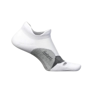 Feetures Elite Light Cushion No Show Tab White גרבי ריצה