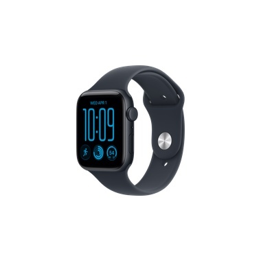 שעון Apple Watch SE 3 GPS + Cellular 44mm Midnight Aluminium Case with Navy Blue Sport Band - S/M