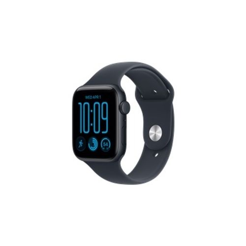 שעון Apple Watch SE 3 GPS + Cellular 44mm Midnight Aluminium Case with Navy Blue Sport Band - M/L