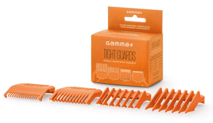 סט 4 מסרקי הגבהה מגנטיים כפולים בצבע כתום Gamma+ TIGHT GUARDS