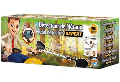 גלאי מתכות EXPERT עם מסך LCD לזיהוי סוג המתכת