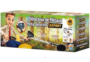 גלאי מתכות EXPERT עם מסך LCD לזיהוי סוג המתכת