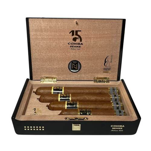 מארז קוהיבה בהיקה 15 אניברסריו – Cohiba Behike BHK 15 Aniversario Selección – 4 סיגרים