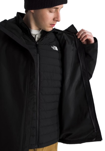 מעיל 3 ב-1 אטום למים ומבודד לגברים The North Face - Carto Mono Triclimate Hooded Jacket