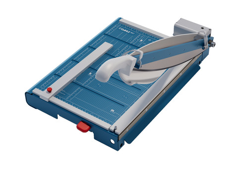 גליוטינה Dahle 867 – מבט מהצד הקדמי עם הלהב פתוח