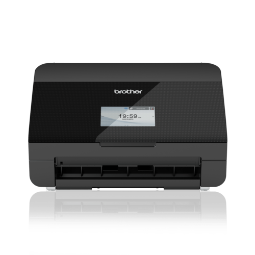 סורק שולחני Brother ADS-2600W - מבט קדמי, מכסה סגור