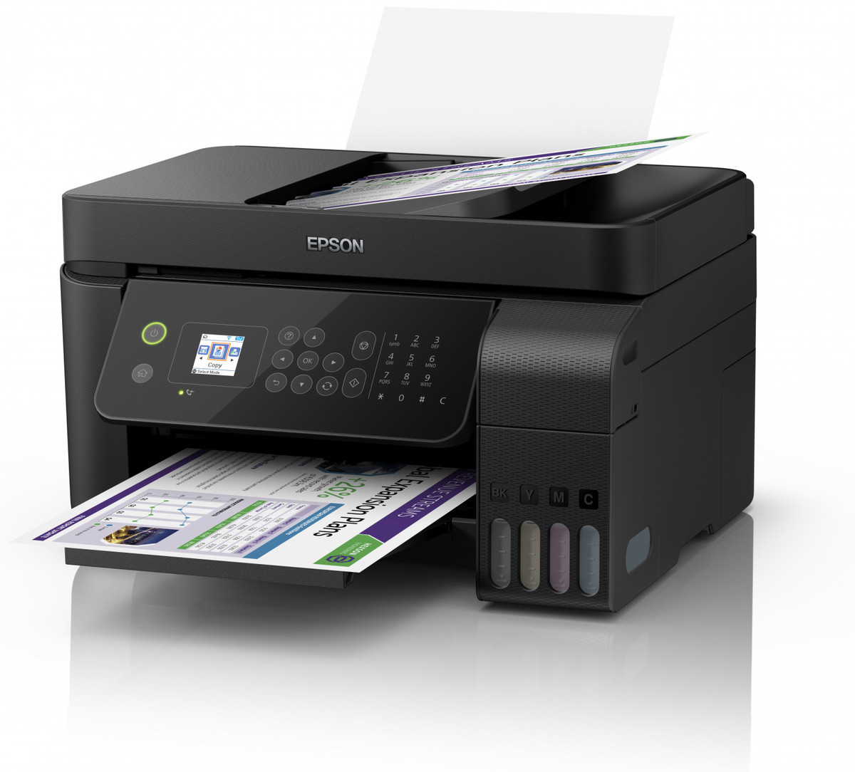 מכונת צילום הזרקת דיו EcoTank L5190 Epson אפסון תצוגה
