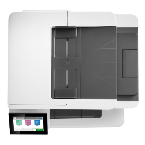 מדפסת לייזר משולבת HP LaserJet Managed MFP E42540 – מבט מלמעלה על מזין המסמכים