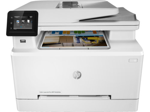 מדפסת לייזר צבעונית משולבת HP Color LaserJet Pro MFP M283fdn – מבט חזית