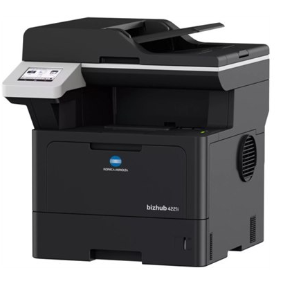 Konica Minolta Bizhub 4221i מדפסת לייזר משולבת שחור־לבן A4. הדפסה, צילום, סריקה צבעונית ופקס