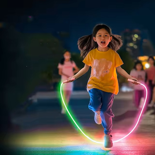 חבל קפיצה זוהר LED לילדים