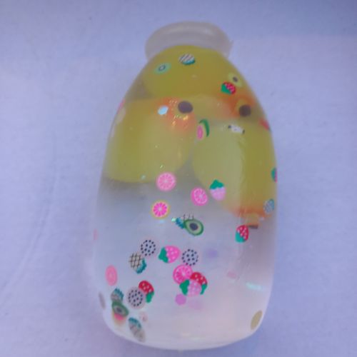 סקווישי  בקבוק ג'לי נצנצים שקוף  - Squishy Clear Glitter Jelly Bottle  YYP-122-1