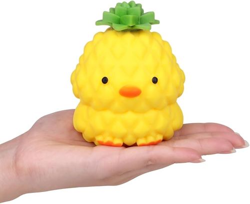סקווישי אננס אפרוח נמעך להפגת מתחים  - Squishy pineapple chick