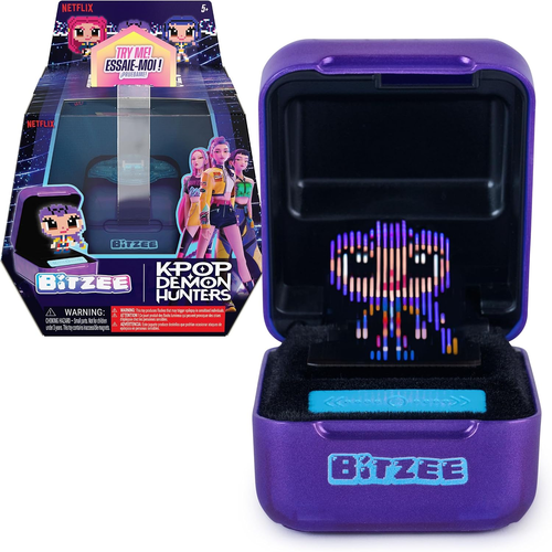 Bitzee ביטזי ציידות השדים קיי-פופ עם מגע תלת-ממד, צלילים, אורות, 6 מיני-משחקים ו-13 דמויות