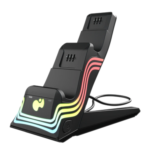 עמדת טעינה כפולה PDP Afterglow Wave Dual Charger לשלטי Xbox / RGB / PDP-CHARGER