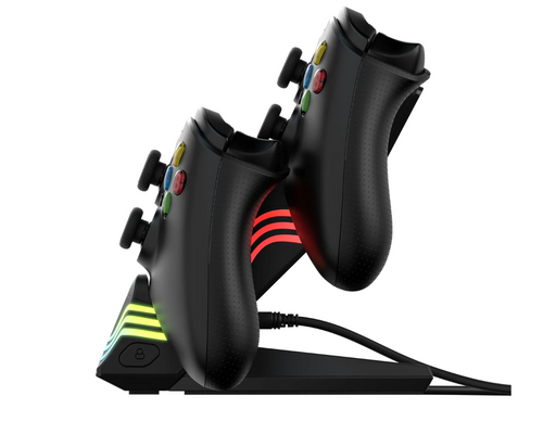 עמדת טעינה כפולה PDP Afterglow Wave Dual Charger לשלטי Xbox / RGB / PDP-CHARGER