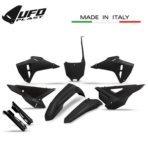סט פלסטיקה UFO HONDA CRF250/450 21-24 (עיצוב 2025) צבע שחור