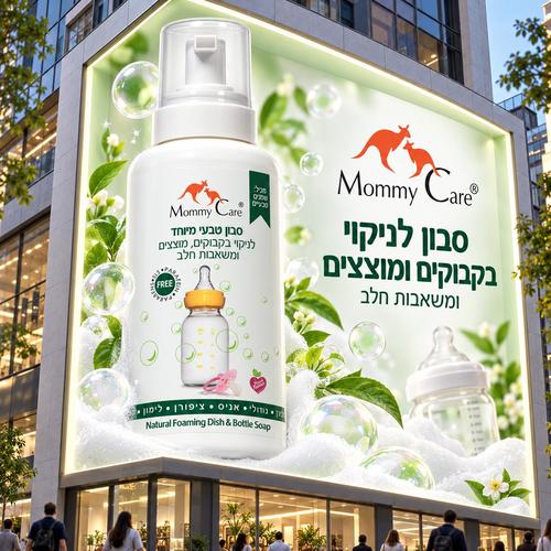 סבון לניקוי בקבוקים ומוצצים 500 מ