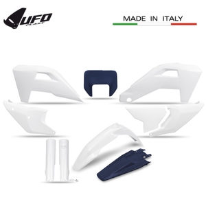 סט פלסטיקה כולל מגיני בולם UFO HUSQVARNA TE-TX-FE 25-26 צבע מקורי