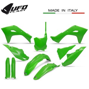 סט פלסטיקה UFO KAWASAKI KXF250 / KXF450 24-26 צביעה מקורית כולל מגיני בולם