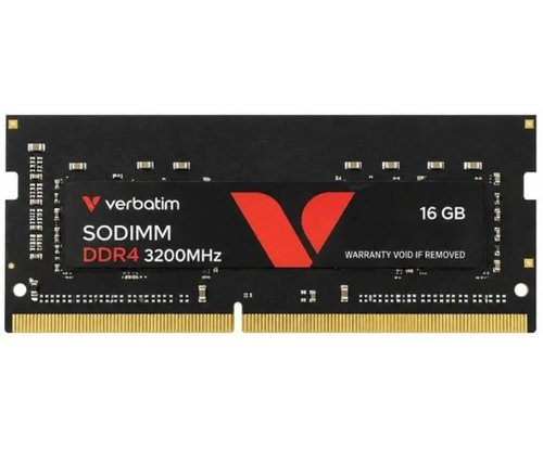ז. לנייד | Verbatim | SODIMM | 16GB | DDR4 | 3200MHz | 1.2V