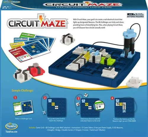 משחק היגיון מבוך מעגלים Circuit Maze לגילאי 8+