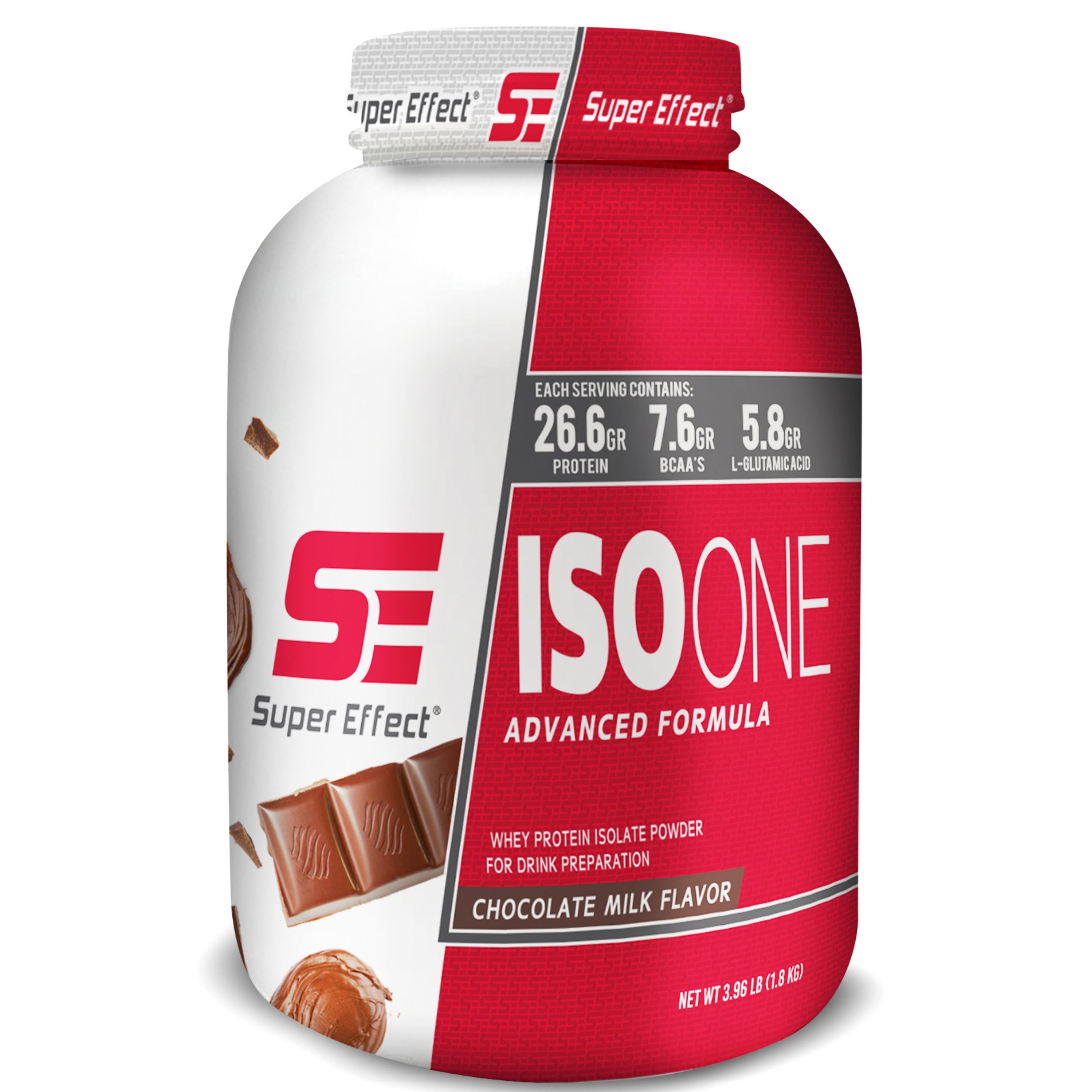 אבקת חלבון ISO ONE Whey | איזו וואן 1.8 ק"ג | בטעם שוקולד |  סופר אפקט | Super Effect