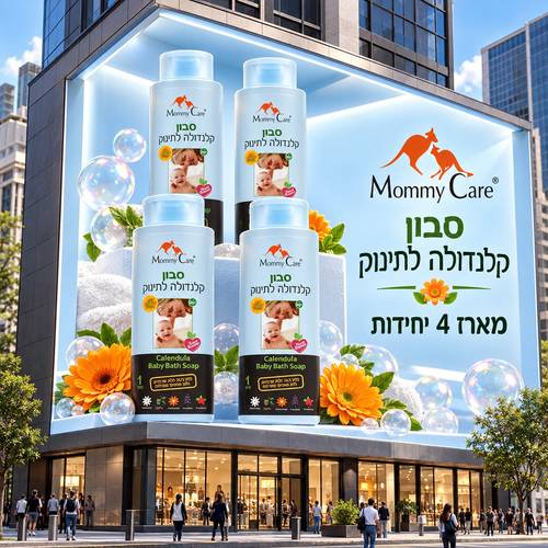 סבון קלנדולה לתינוק 1 ליטר