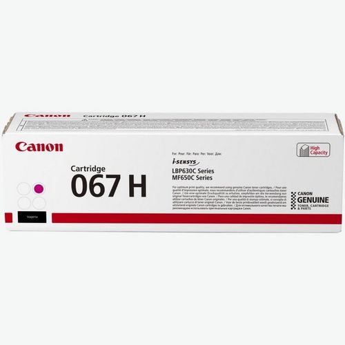 טונר מקורי Canon 067H מג'נטה (אדום) – אריזה מלפנים