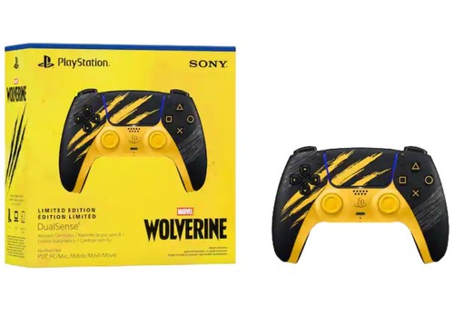 בקר מקורי אלחוטי DualSense ל-PS5 - Marvel's Wolverine Battle Yellow Limited Edition