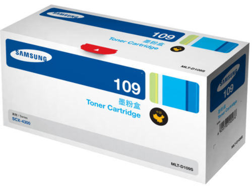 טונר מקורי Samsung MLT-D109S שחור לדגם SCX-4300 – אריזה