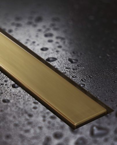 תעלת ניקוז 650 מ״מ Frameless גולד מט - MYUBI