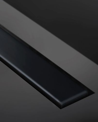 תעלת ניקוז 650 מ״מ Frameless שחור מט - MYUBI