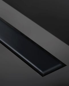 תעלת ניקוז 650 מ״מ Frameless שחור מט - MYUBI