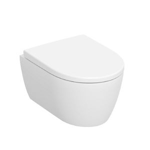 סט אסלה תלויה ICON קצרה לבן BB - GEBERIT