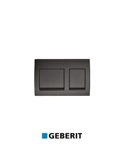 לחצן אלפא 35 מרובע אפור בטון - GEBERIT