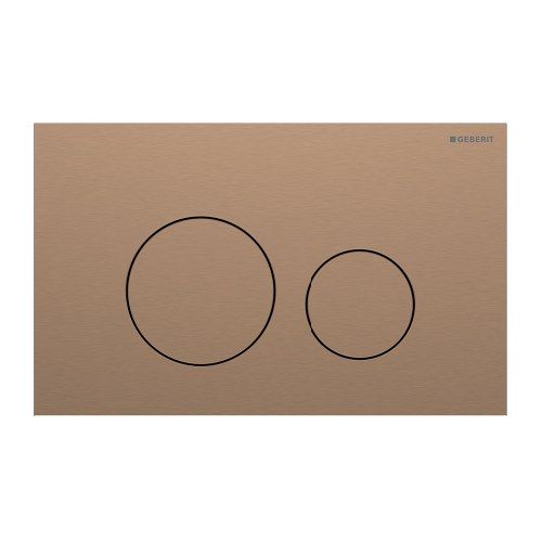 לחצן ״סיגמה 40״ עיגולים רד גולד - GEBERIT