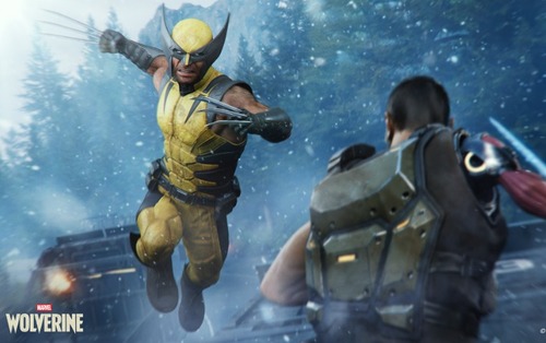 קונסולת PS5 Slim Digital 825GB + Marvel’s Wolverine Battle Yellow Limited Edition