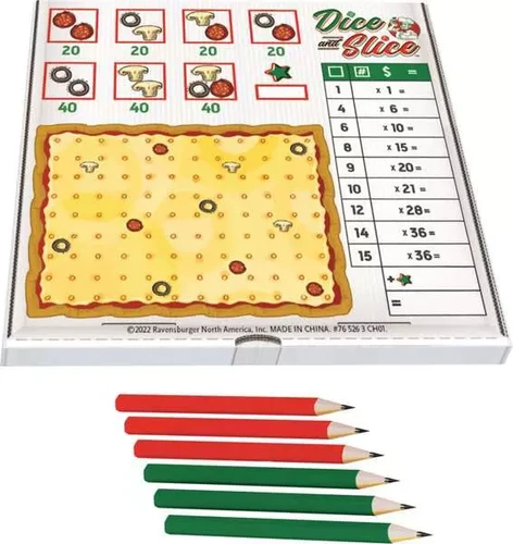 משחק היגיון קוביות וחתיכות Dice and Slice לגילאי 8+