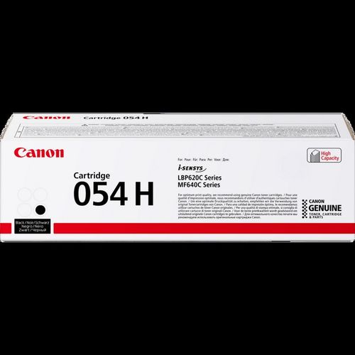 טונר מקורי Canon 054H שחור – אריזה (חזית)