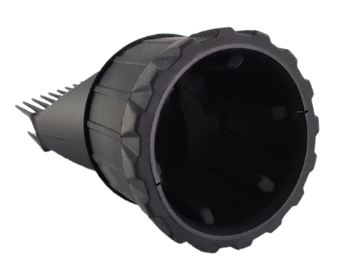 פיית מסרק מקצועית למייבש שיער Gamma+ – 32 שיניים בצבע שחור